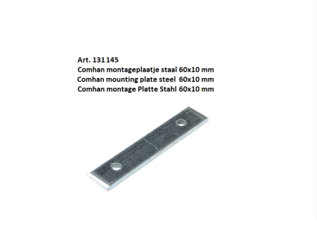 Montageplaatje tbv voet 10mm [131085/131090] (zie 131148)