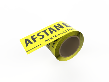 Afstand houden tape 50 mm - 66 m. NL