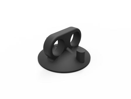 Zuignap 83 mm zwart